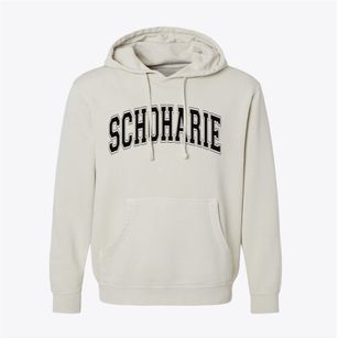 Schoharie New York Varsity Pigment-Dyed Hoodie