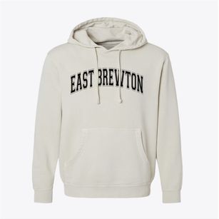 East Brewton Alabama Varsity Pigment-Dyed Hoodie