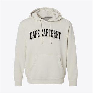 Cape Carteret North Carolina Varsity Pigment-Dyed Hoodie
