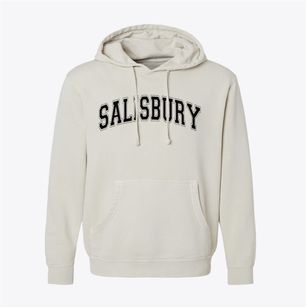 Salisbury North Carolina Varsity Pigment-Dyed Hoodie