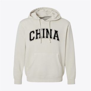China Texas Varsity Pigment-Dyed Hoodie