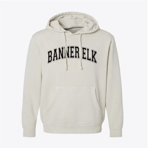 Banner Elk North Carolina Varsity Pigment-Dyed Hoodie