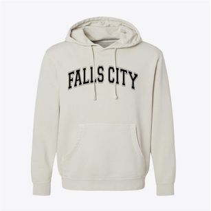 Falls City Oregon Varsity Pigment-Dyed Hoodie