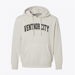 Ventnor City New Jersey Varsity Pigment-Dyed Hoodie