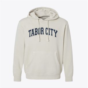 Tabor City North Carolina Varsity Pigment-Dyed Hoodie