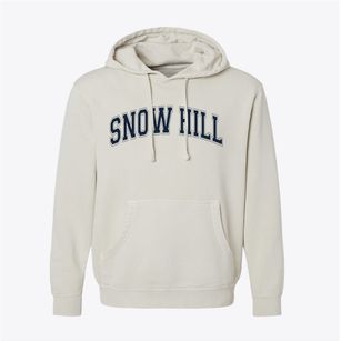 Snow Hill North Carolina Varsity Pigment-Dyed Hoodie