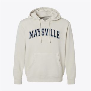 Maysville Oklahoma Varsity Pigment-Dyed Hoodie