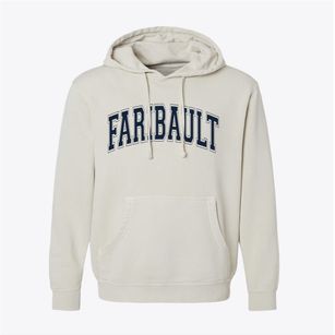 Faribault Minnesota Varsity Pigment-Dyed Hoodie