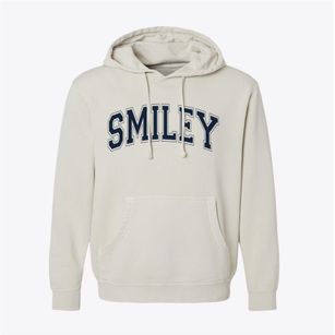 Smiley Texas Varsity Pigment-Dyed Hoodie