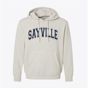 Sayville New York Varsity Pigment-Dyed Hoodie