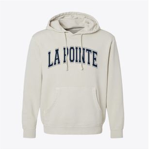 La Pointe Wisconsin Varsity Pigment-Dyed Hoodie