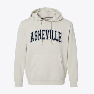 Asheville North Carolina Varsity Pigment-Dyed Hoodie