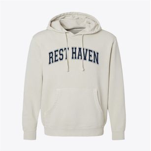 Rest Haven Georgia Varsity Pigment-Dyed Hoodie