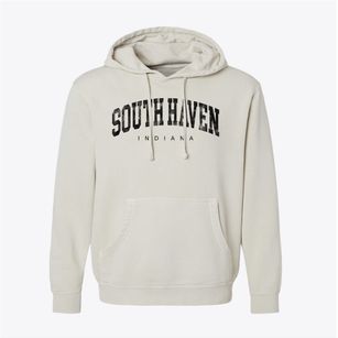 South Haven Indiana Urban Vibe Pigment-Dyed Hoodie