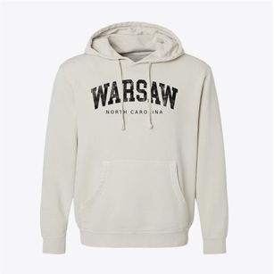 Warsaw North Carolina Urban Vibe Pigment-Dyed Hoodie