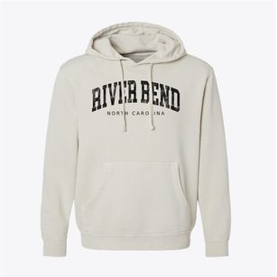 River Bend North Carolina Urban Vibe Pigment-Dyed Hoodie