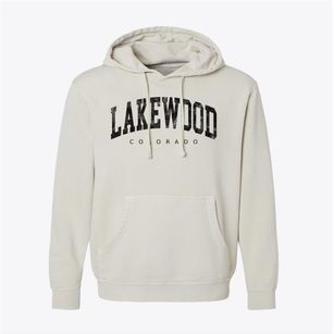 Lakewood Colorado Urban Vibe Pigment-Dyed Hoodie