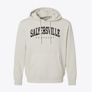 Salyersville Kentucky Urban Vibe Pigment-Dyed Hoodie