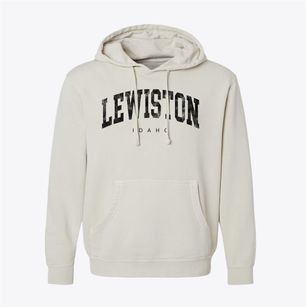 Lewiston Idaho Urban Vibe Pigment-Dyed Hoodie