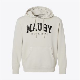 Maury North Carolina Urban Vibe Pigment-Dyed Hoodie