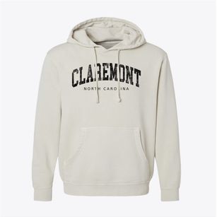 Claremont North Carolina Urban Vibe Pigment-Dyed Hoodie