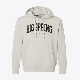 Big Spring Texas Urban Vibe Pigment-Dyed Hoodie