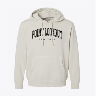 Point Lookout New York Urban Vibe Pigment-Dyed Hoodie