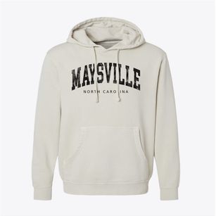 Maysville North Carolina Urban Vibe Pigment-Dyed Hoodie