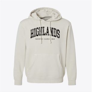 Highlands North Carolina Urban Vibe Pigment-Dyed Hoodie