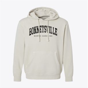 Bonnetsville North Carolina Urban Vibe Pigment-Dyed Hoodie
