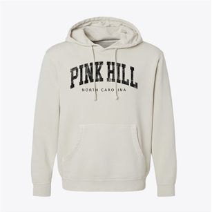 Pink Hill North Carolina Urban Vibe Pigment-Dyed Hoodie