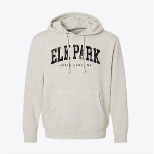Elk Park North Carolina Urban Vibe Pigment-Dyed Hoodie