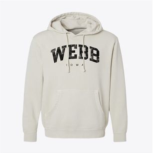 Webb Iowa Urban Vibe Pigment-Dyed Hoodie