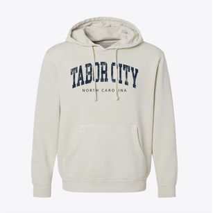 Tabor City North Carolina Urban Vibe Pigment-Dyed Hoodie