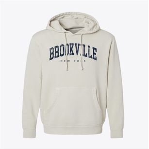 Brookville New York Urban Vibe Pigment-Dyed Hoodie