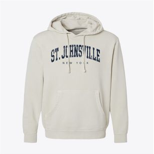 St. Johnsville New York Urban Vibe Pigment-Dyed Hoodie