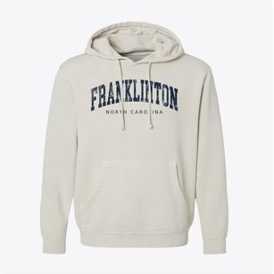 Franklinton North Carolina Urban Vibe Pigment-Dyed Hoodie