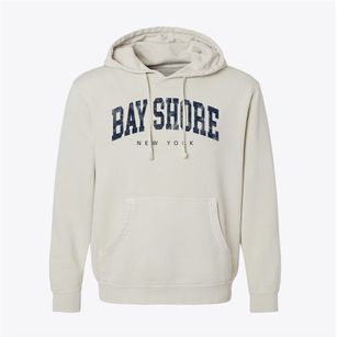 Bay Shore New York Urban Vibe Pigment-Dyed Hoodie