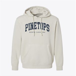 Pinetops North Carolina Urban Vibe Pigment-Dyed Hoodie