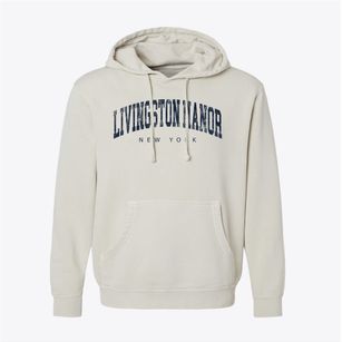 Livingston Manor New York Urban Vibe Pigment-Dyed Hoodie
