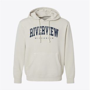 Riverview Wisconsin Urban Vibe Pigment-Dyed Hoodie