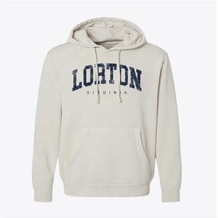 Lorton Virginia Urban Vibe Pigment-Dyed Hoodie