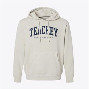 Teachey North Carolina Urban Vibe Pigment-Dyed Hoodie