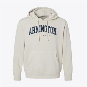Armington Illinois Urban Vibe Pigment-Dyed Hoodie