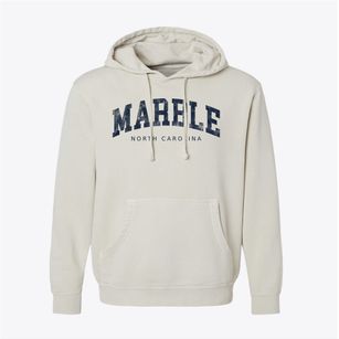 Marble North Carolina Urban Vibe Pigment-Dyed Hoodie