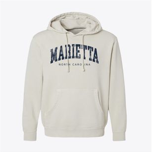 Marietta North Carolina Urban Vibe Pigment-Dyed Hoodie