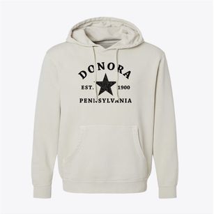 Donora Pennsylvania Star Pigment-Dyed Hoodie