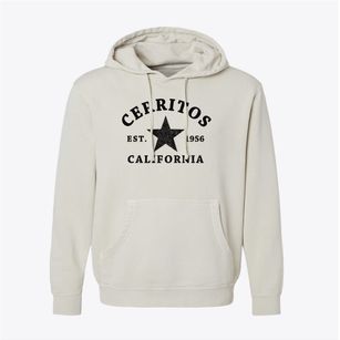 Cerritos California Star Pigment-Dyed Hoodie