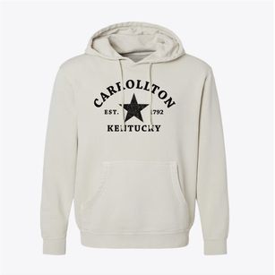 Carrollton Kentucky Star Pigment-Dyed Hoodie