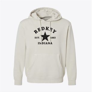 Redkey Indiana Star Pigment-Dyed Hoodie